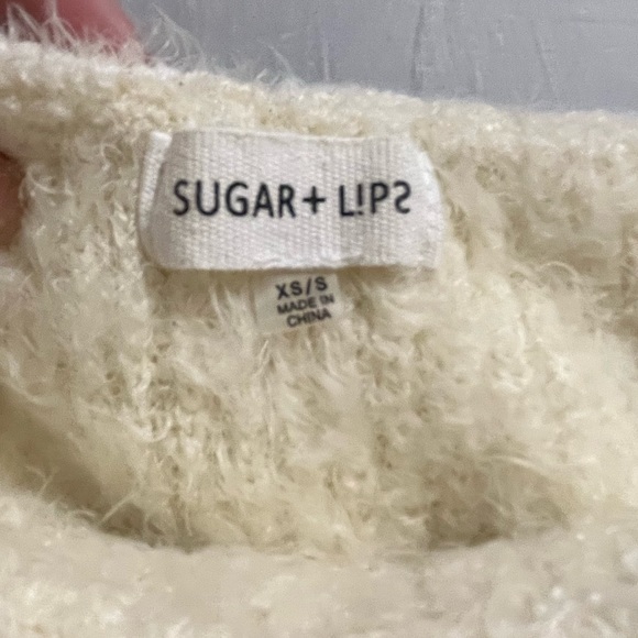 Sugar lips off the shoulder sweater - Picture 3 of 3